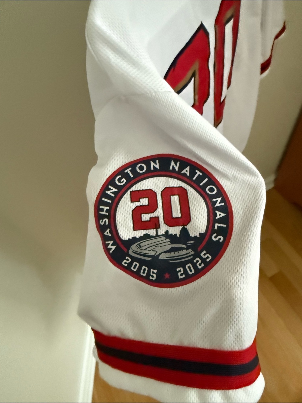 Washington Nationals 20th Anniversary Jersey